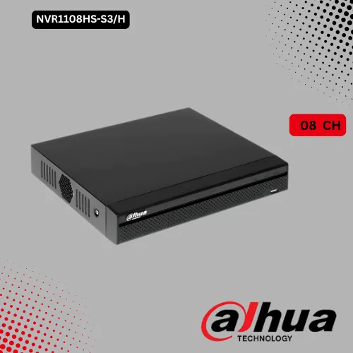 Dahua NVR1108HS-S3/H 8 Channel Network Video Recorder (NVR)