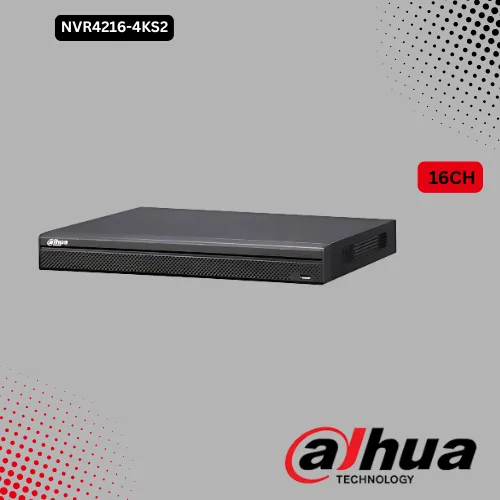 Dahua NVR4216-4KS2 16 Channel Network Video Recorder (NVR)